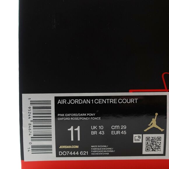 Nike Air Jordan 1 Centre Court Pink Oxford Sneakers DO7444-621 Men’s Size 11 main image 9